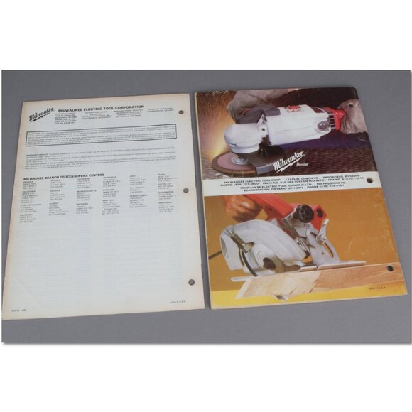 Vintage Milwaukee Heavy-Duty Tools Catalog for contractors and industry #786 - Picture 2 of 2